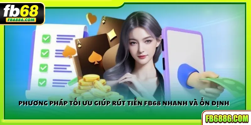Phương pháp tối ưu giúp rút tiền FB68 nhanh và ổn định
